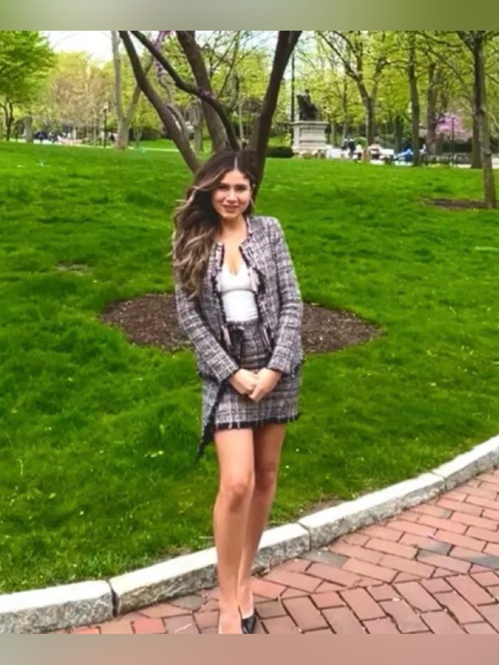 IRO Paris Tweed Jacket & Skirt Two-Piece Set